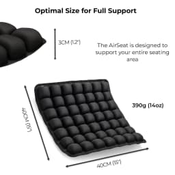 1pc 3D Ergonomic Chair Cushion For Long Sitting, Office Chair Car Seat Cushion, Adjustable Inflatable Cushion