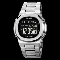 SKMEI 2004 Luxury Digital Watch for Men Sport Calendar Steel Waterproof Electronic Men Wristwatches Led Alarm Clock Reloj Hombre