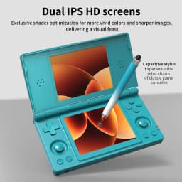 Anbernic RG DS Retro Video Game Console 4 Inch IPS Dual Multi-touch Screen Android 14 Flip Game Player RGDS For Christmas Gift