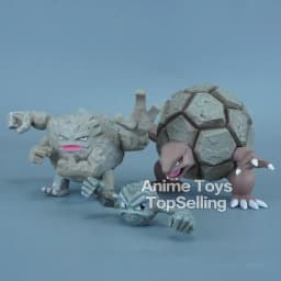 Anime Pokemon Figure Geodude Evolutionary Combination Action Figures Pvc Collection Model Toys for Gifts 2-7cm