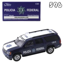 596 1/64 Chevrolet Impala River Fire Department Yukon Caimaro NYPD Car Alloy Motor Vehicle Diecast Metal Model Kids Toys Boys