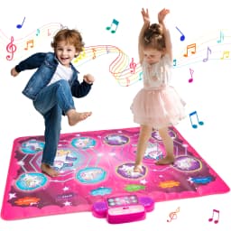 Kids Electronic Dance Mat Dancing Blanket Double Players Mode with 9 Levels Kid Floor Music Blanket Educational Toys Kids Gifts