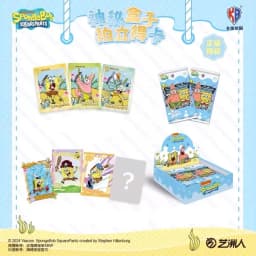 Original Box KABAO SpongeBob SquarePants Card Mysterious Box Polaroid Card Full Box One Yuan Card Pack Anime Peripheral