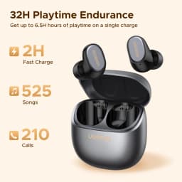 UGREEN Dots Wireless Earbuds Bluetooth 6.0 in Ear Buds Light Weight Headphones,Deep Bass Sound, 35H Play, Earphones With APP
