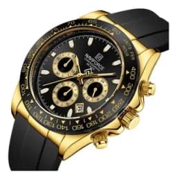 NAVIFORCE Casual Men's Watch Waterproof Sports Quartz Clock Silicone Strap Chronograph Luminous Wristwatches Relogio Masculino