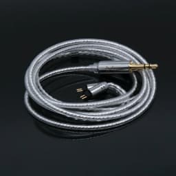 IvipQ-512 High Purity Silver Palladium Earphone Upgrade Cable, With/3.5/4.4/QDC/2PIN For KZ Gale Winter Cadenza Aria KZ EDX Pro