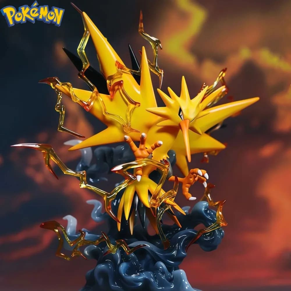 15.5cm/6.1in Anime Pokemon Figure Zapdos Action Figures Pvc Collection Model Toys for Gifts