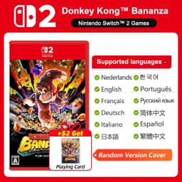 Nintendo Switch 2 Donkey Kong Bananza Juegos Games Deals 100% New Original Physical Game Card Support 1-2 Players for Switch 2