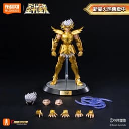 BLOKEES Saint Seiya Beyond Edition Gemini SAGA Phoenix Ikki Draco Purple Dragon Capricorn Shura Cancer Assembly Model Toys Gifts