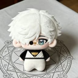 Cute 10cm Witch Hat Atelier Qifrey Nunu Plush Toys Pendant Cute Cotton Doll Ornament Birthday Holiday Gift Fans and Collectors