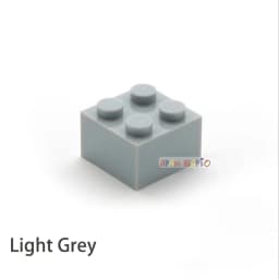 300pcs Thick 2x2 Dots DIY Building Blocks Figures Bricks Educational Creative Plastic Toys for Children Compatible With 3003