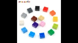 300pcs Thick 2x2 Dots DIY Building Blocks Figures Bricks Educational Creative Plastic Toys for Children Compatible With 3003