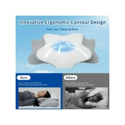 Butterfly-shaped pillow for better sleep - pillow core for home use, suitable for adults, multi-functional side-sleeping pillow