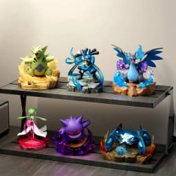 Pokemon Anime Action Figure Mega Charizard X Metagross Gardevoir Lucario Luminous Effect Collectibles Model Toy Birthday Gift