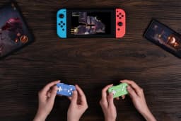 8Bitdo Micro Bluetooth Gamepad Pocket-sized Mini Game Controller for Switch, Android, and Raspberry Pi, Supports Keyboard Mode