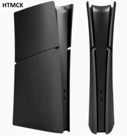 Replacement Hard Shell Faceplate Panel, Protective ABS Cover for Game Console, Fit Digital & Optical Drive Version, Black