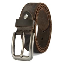 Genuine Leather For Men's High Quality Buckle Jeans Cowskin Casual Belts Business Cowboy Waistband Male Fashion Designer