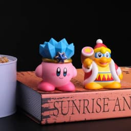 8Pcs/Set Games Star Kirby Anime Figure Cute Cartoon Pink Kirby Mini Figure Decorative Collection Toy For Children's Gifts