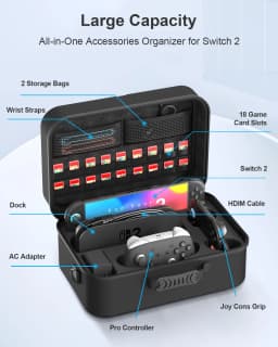 Suitable for Switch 2 Game Console Storage Box, Shoulder Cross Backpack, Handheld Protective Box Accessories