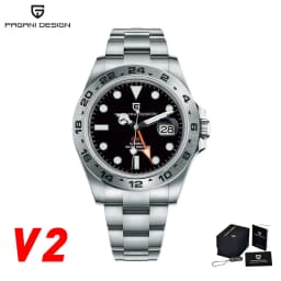 2026 PAGANI Design New Men's Automatic Mechanical Watches GMT Watch 42mm Sapphire Stainless Steel Waterproof Watch Reloj Hombre