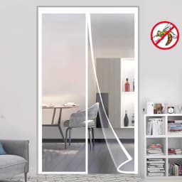 Magnetic Mosquito Net Mesh Size Customized Invisible Self Adhesive For Kitchen Living Room Interior, Door Curtain, Mosquitera