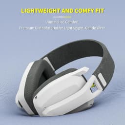 BINNUNE BW06 2.4GHz Wireless Gaming Headset with Mic for PS5 PS4 PC Mac Playstation Bluetooth Gaming Headphone with Microphone