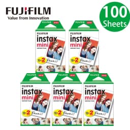 Fujifilm Instax Mini Film White 10 20 40 60 80 100 Sheets For FUJI Instant Photo Camera Mini 12/11 9 8 7 70 90 Film Camera