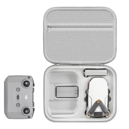 XFJI Storage Bag Protective Carrying Case PU Leather Handbag for DJI Mini 4K/Mini 2SE/Mini 2 Drone Controller Accessories