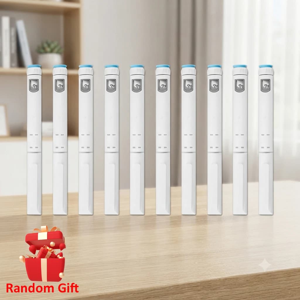 10pcs Disposable Pen Injector with 3ml Cartridges Set Portable Insulin Injection Pens Peptide Pen Dose Control Injection Pens