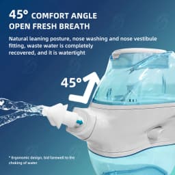 Nasal irrigator 360° clean nasal cavity nose get the dunk out Keep the nasal cavity clean and healthy electric nose cleaner