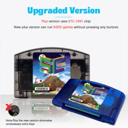 EVERGENESIS 64 Open Source N64 5000 in 1 Game Cartridge For Nintendo 64 Game Card free 32G Card Compatibility Support 64DD Games