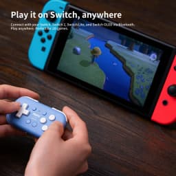 8BitDo Micro Bluetooth Gamepad Pocket Mini Controller For Nintendo Switch/Switch2/Android/Raspberry/iOS/PC Gamepad Keyboard Mode