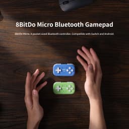 8BitDo Micro Bluetooth Gamepad Pocket Mini Controller For Nintendo Switch/Switch2/Android/Raspberry/iOS/PC Gamepad Keyboard Mode