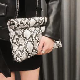 Snake Pattern Women Clutch Bag Soft PU Leather Lady Evening Bags Trend Party Girl Envelope Bag Fashion Printing Clutches Purse