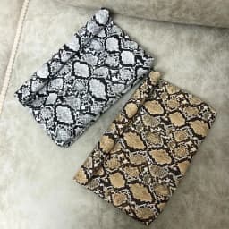 Snake Pattern Women Clutch Bag Soft PU Leather Lady Evening Bags Trend Party Girl Envelope Bag Fashion Printing Clutches Purse