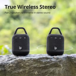 Tronsmart Mirtune H1 Speaker Bluetooth Portable Speaker with Hook, IPX7 Waterproof, 20H Playtime, TWS, for Camping, Hiking