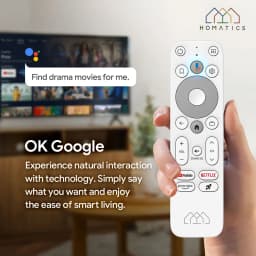 HOMATICS Box R 4K Plus TV Box AndroidTV 14 Netflix Google Certified Amlogic S905X4 4G32G Support DTS Dolby Audio AV1 Wifi6 BT5.0