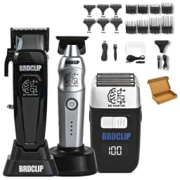 BRD 106 617 609 Professional Electric Hair Clipper Hair Trimmer DLC Blade with Base 7500RPM 7000RPM Barber Set BRDCLIP