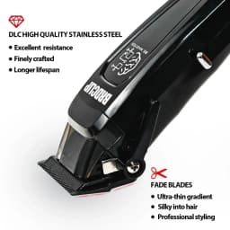 BRD 106 617 609 Professional Electric Hair Clipper Hair Trimmer DLC Blade with Base 7500RPM 7000RPM Barber Set BRDCLIP