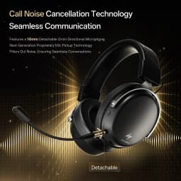 ATK N9 2.4GHz Wireless Gaming Headset with Mic for PS5 PS4 PC Mac Playstation Bluetooth Gaming Headphone with Microphone