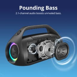 Tronsmart Bang 2 Speaker Bluetooth Wireless Portable Speaker with 90W, 2.1-Channel Clarity, 26H Playtime, Snyc 100 Speakers