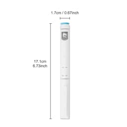 10/20PCS 60U Plastic Disposable Injection Pen with 3ml Glass Cartridge and 4/5/6/8mm Pen Tip, Insulin/Peptide Pen Injector Kit