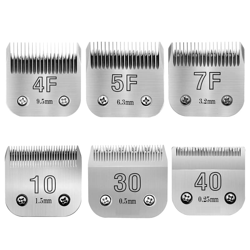 4F,5F,7F,9#,10#,30#,40# Professional Pet Dog Clipper Blade Fit For Most Andis,Oster A5,Wahl KM Clippers Animals Clippers