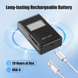 Digital TENS Unit Machine 4-Channel Tens Electrostimulator Rechargeable Body Muscle Stimulator with 20 Intensity for Pain Relief
