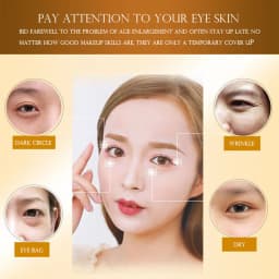 50 Pairs Crystal Gold Eye Patches Anti Dark Circles Remove Eye Bags Moisturizing Golden Collagen Eye Mask Skin Care