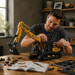 1022PCS City Construction Vehicle Excavator Models Building Blocks MOC Technical Engineering Cars Truck Bricks Toys