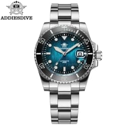ADDIESDIVE Hot Selling Men's Automatic Watch Sapphire Glass 200m Waterproof Watch BGW9 Night Light Classic Men's Watch AD2536