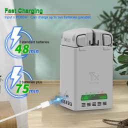 65W Intelligent Battery Charger for DJI Lito 1/Lito X1 Drone Battery Charger Accessory