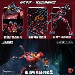 Pacific Rim Jaeger Action Figure Articulated Model Kit Gipsy Danger Striker Eureka Cherno Alpha Crimson Typhoon Collectible Toys