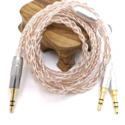 8 Core HE400SE Cable 3.5/2.5/4.4mm Plug to 2* 3.5mm plug for Hifiman SUNDARA Ananda HE400SE Denon AH-D600 SONY MDR Z1R ...